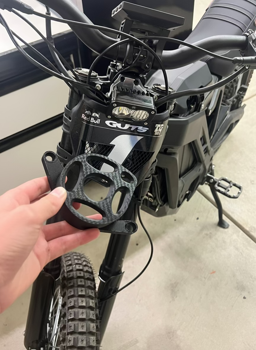 carbon fiber surron/eride pro  motor cover